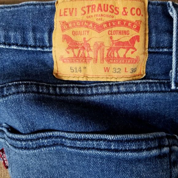 Levi's STRAUSS & Co  514 Men's jeans Straight Relaxed Size 32/30 - Picture 6 of 12